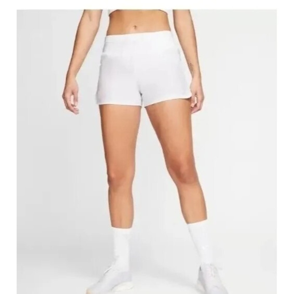Nike 3" Women's XL Running Shorts White‎ Brief Lined Track XL NEW